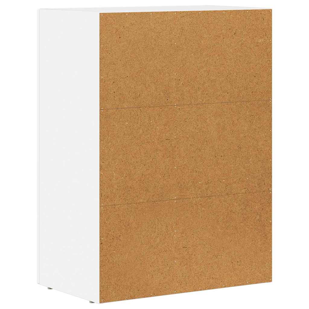 Servírovací Skříň Elst Bílá 59 X 35 X 80.5 Cm Kompozitní Dřevo