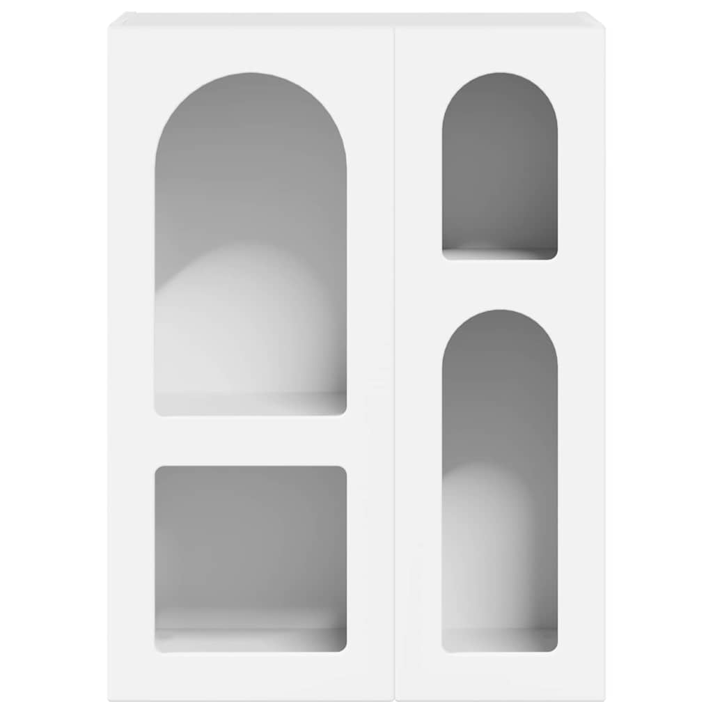 Servírovací Skříň Elst Bílá 59 X 35 X 80.5 Cm Kompozitní Dřevo