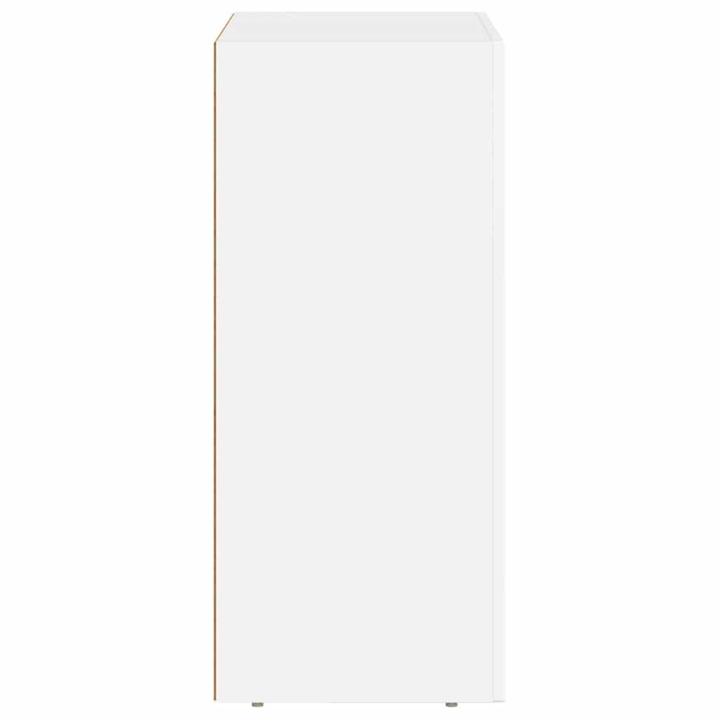 Servírovací Skříň Elst Bílá 59 X 35 X 80.5 Cm Kompozitní Dřevo