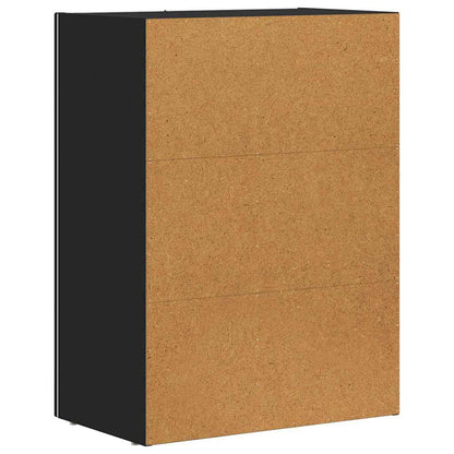 Servírovací Skříň Elst Černá 59 X 35 X 80.5 Cm Kompozitní Dřevo