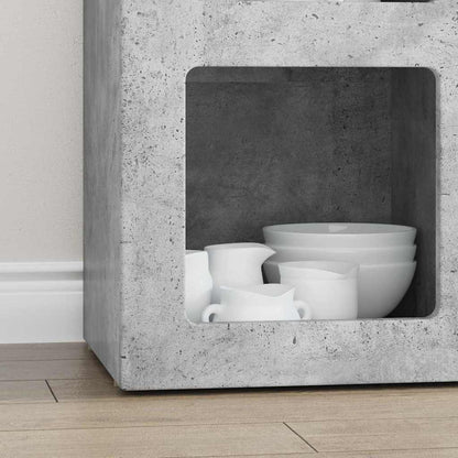 Servírovací Skříň Elst Betonově Šedá 59 X 35 X 80.5 Cm