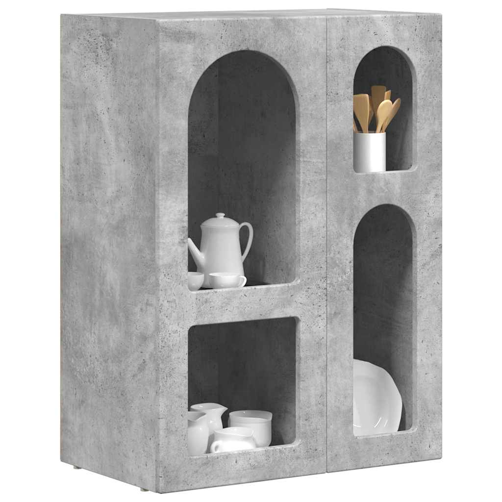 Servírovací Skříň Elst Betonově Šedá 59 X 35 X 80.5 Cm