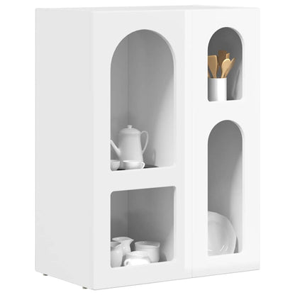 Servírovací Skříň Elst Vysoce Lesklá Bílá 59 X 35 X 80.5 Cm