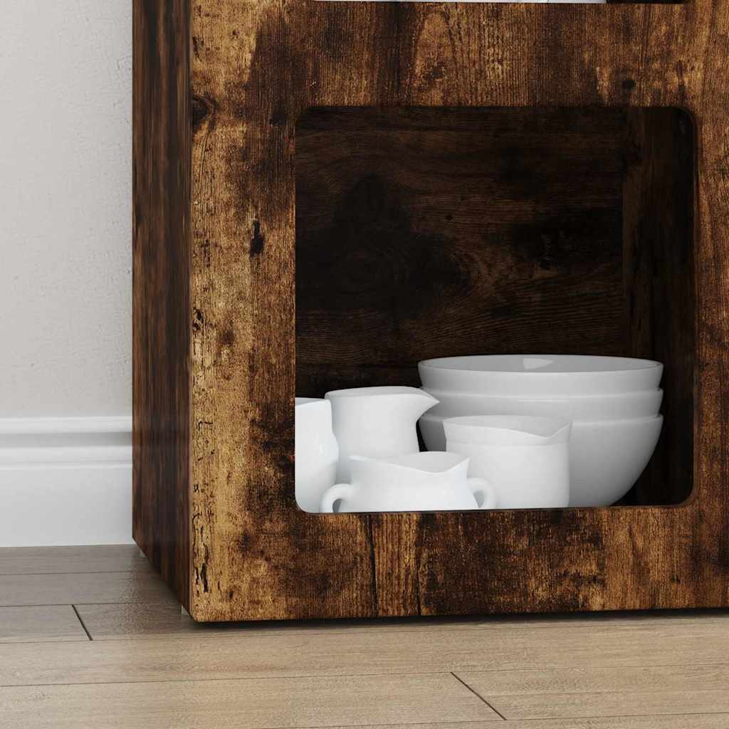 Servírovací Skříň Elst Kouřový Dub 59 X 35 X 80.5 Cm