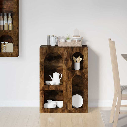 Servírovací Skříň Elst Kouřový Dub 59 X 35 X 80.5 Cm