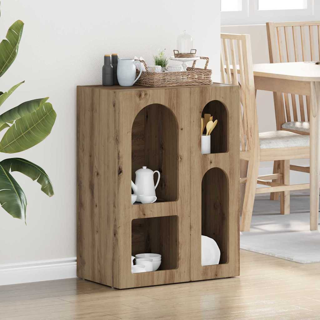 Servírovací Skříň Elst Artisanový Dub 59 X 35 X 80.5 Cm