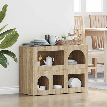 Servírovací Skříň Elst Sonoma Dub 80.5 X 35 X 59 Cm