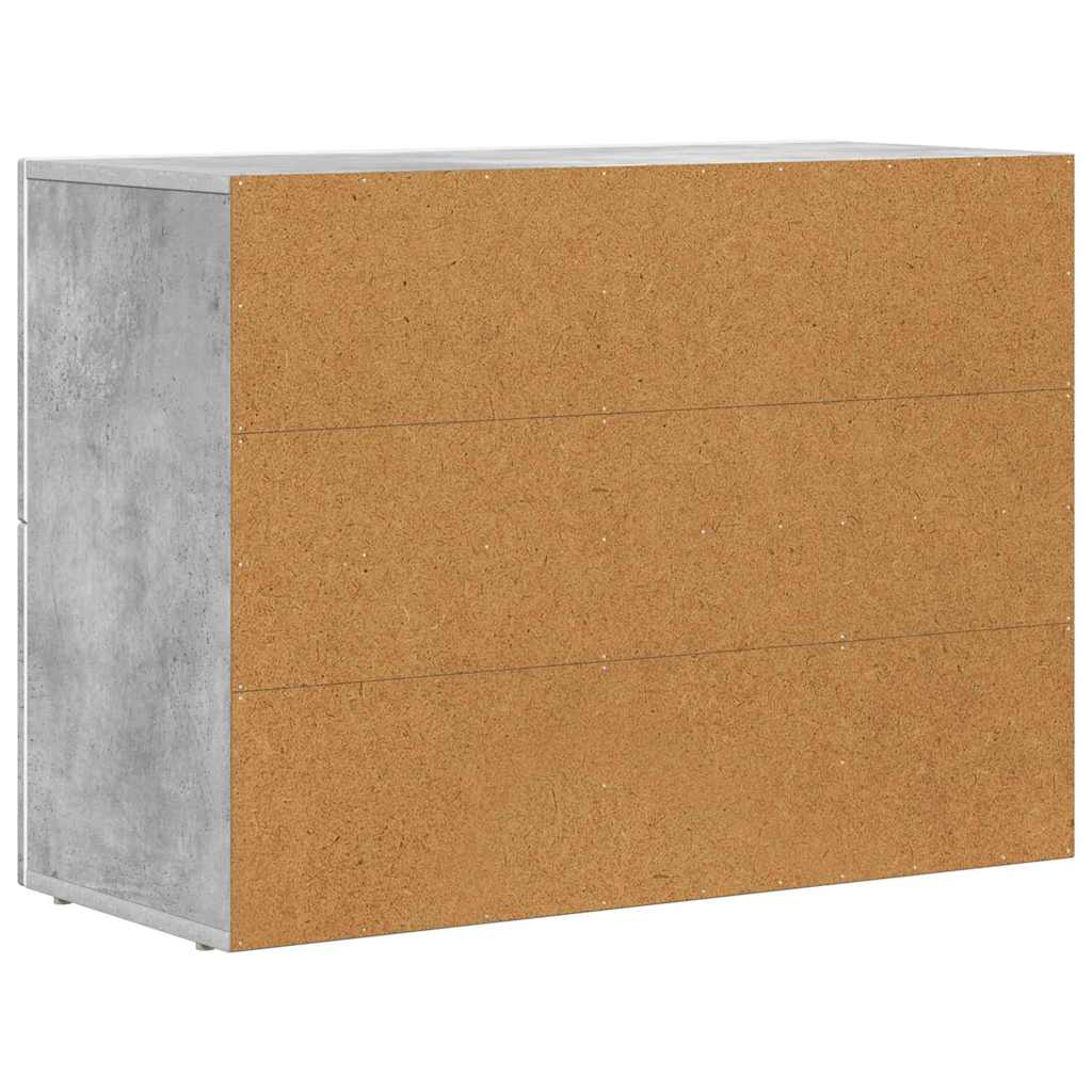 Servírovací Skříň Elst Betonově Šedá 80.5 X 35 X 59 Cm