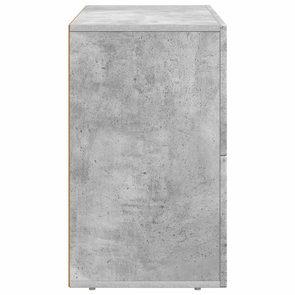 Servírovací Skříň Elst Betonově Šedá 80.5 X 35 X 59 Cm