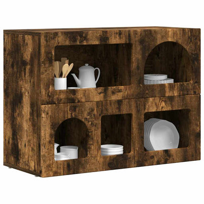 Servírovací Skříň Elst Kouřový Dub 80.5 X 35 X 59 Cm