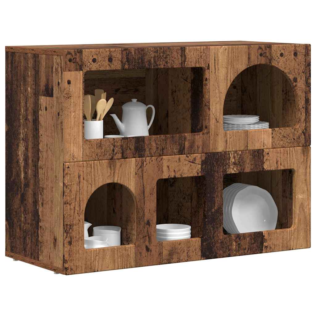 Servírovací Skříň Elst Staré Dřevo 80.5 X 35 X 59 Cm