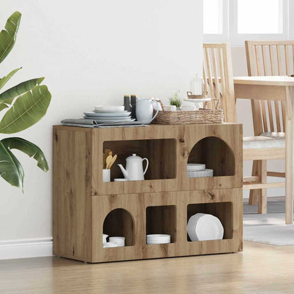 Servírovací Skříň Elst Artisanový Dub 80.5 X 35 X 59 Cm