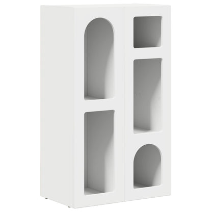 Servírovací Skříň Elst Bílá 59 X 35 X 100,5 Cm Kompozitní Dřevo