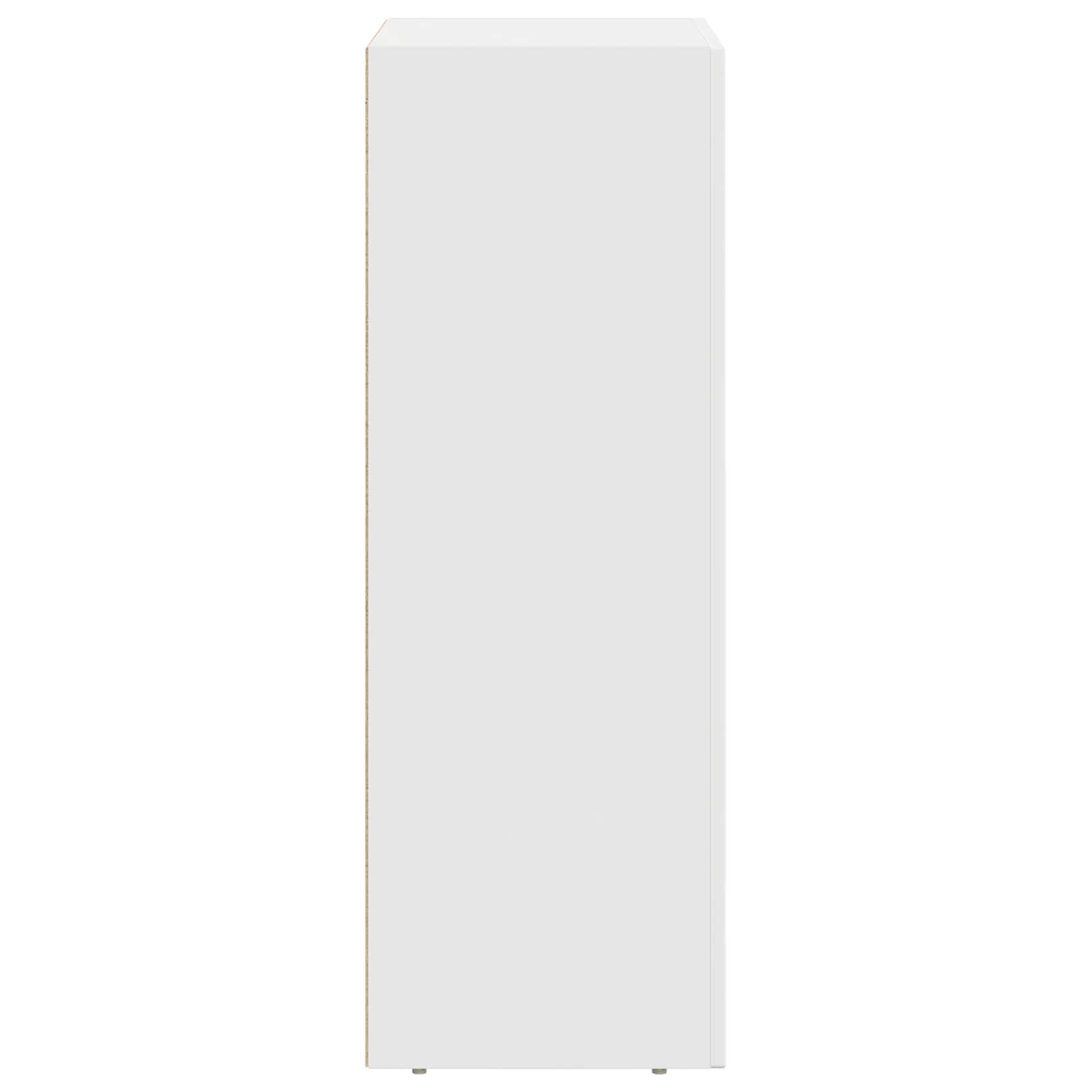 Servírovací Skříň Elst Bílá 59 X 35 X 100,5 Cm Kompozitní Dřevo