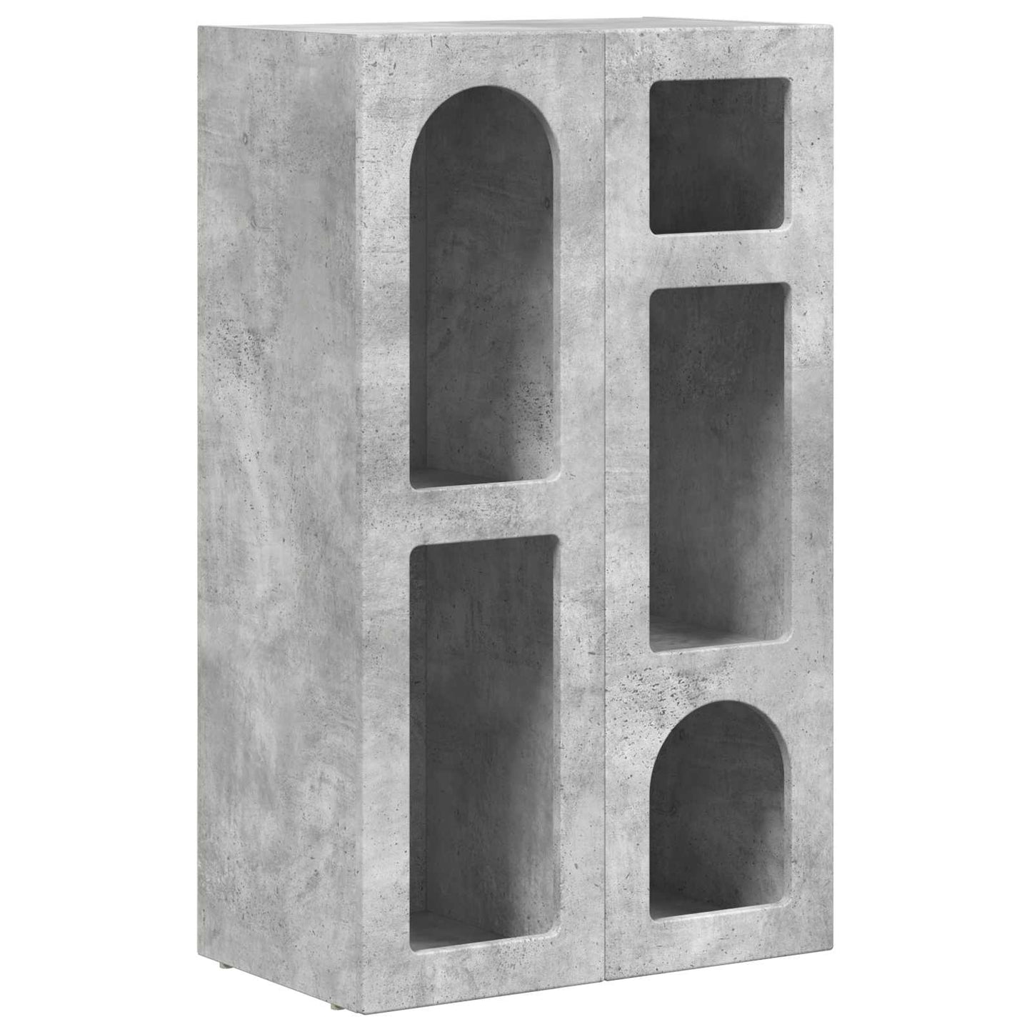 Servírovací Skříň Elst Betonově Šedá 59 X 35 X 100,5 Cm