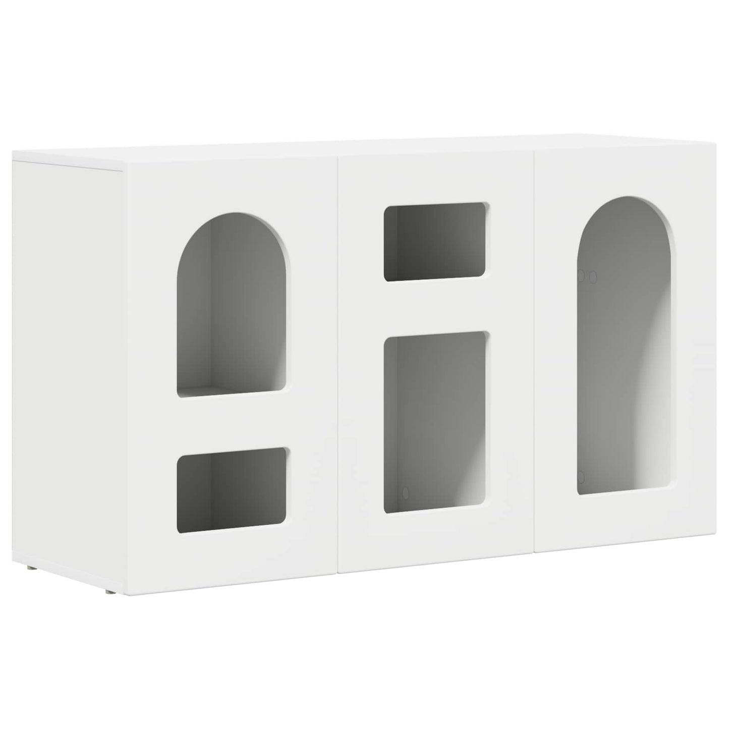 Servírovací Skříň Elst Bílá 100 X 35 X 59 Cm Kompozitní Dřevo