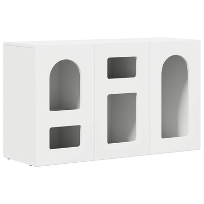 Servírovací Skříň Elst Bílá 100 X 35 X 59 Cm Kompozitní Dřevo