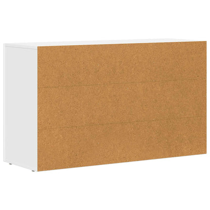Servírovací Skříň Elst Bílá 100 X 35 X 59 Cm Kompozitní Dřevo
