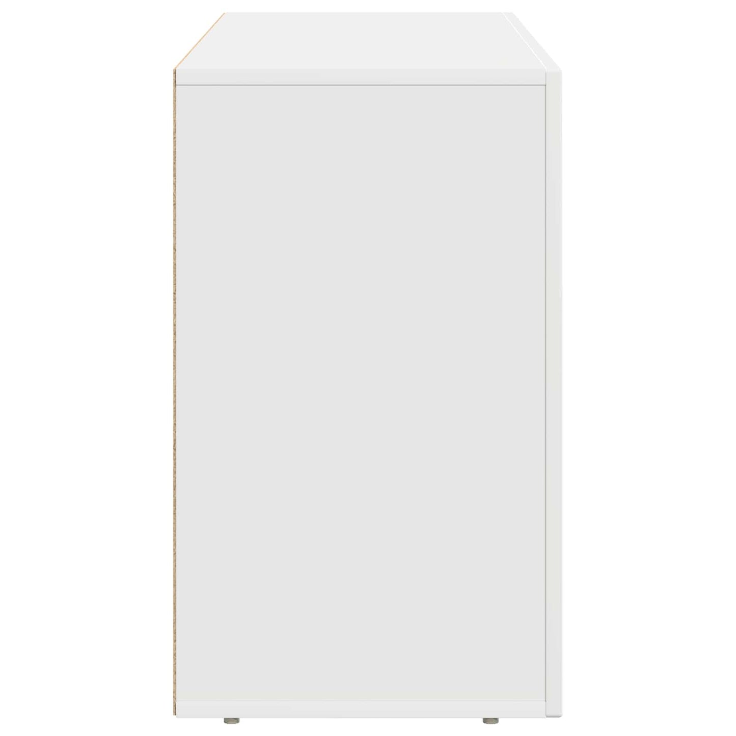 Servírovací Skříň Elst Bílá 100 X 35 X 59 Cm Kompozitní Dřevo