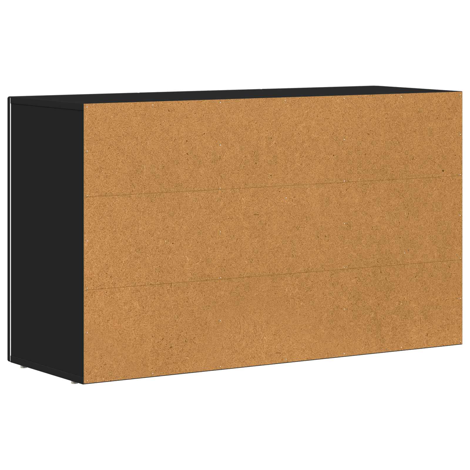 Servírovací Skříň Elst Černá 100 X 35 X 59 Cm Kompozitní Dřevo