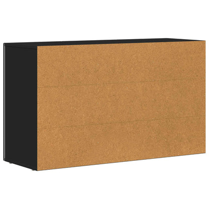 Servírovací Skříň Elst Černá 100 X 35 X 59 Cm Kompozitní Dřevo