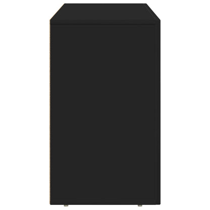 Servírovací Skříň Elst Černá 100 X 35 X 59 Cm Kompozitní Dřevo