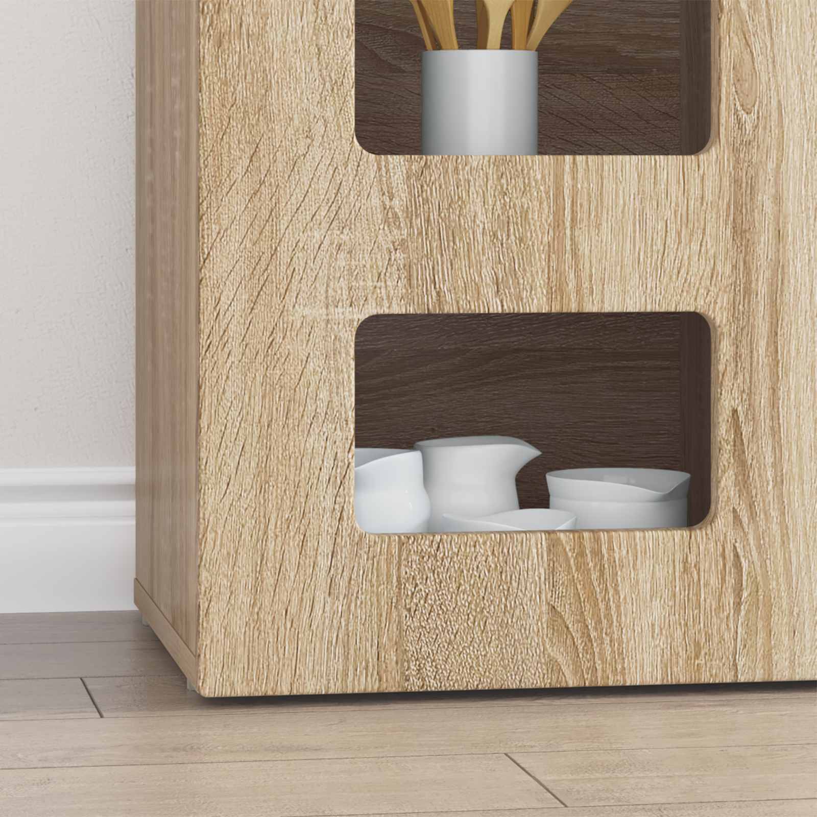 Servírovací Skříň Elst Sonoma Dub 100 X 35 X 59 Cm