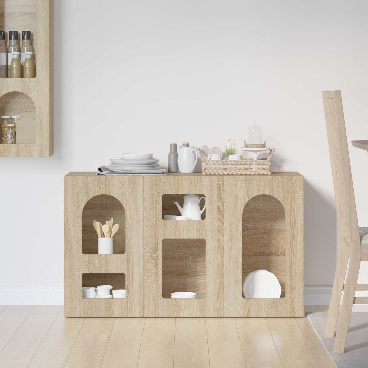Servírovací Skříň Elst Sonoma Dub 100 X 35 X 59 Cm
