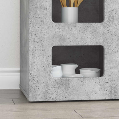 Servírovací Skříň Elst Betonově Šedá 100 X 35 X 59 Cm