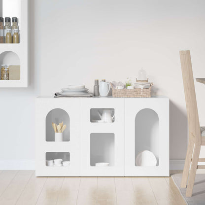 Servírovací Skříň Elst Vysoce Lesklá Bílá 100 X 35 X 59 Cm