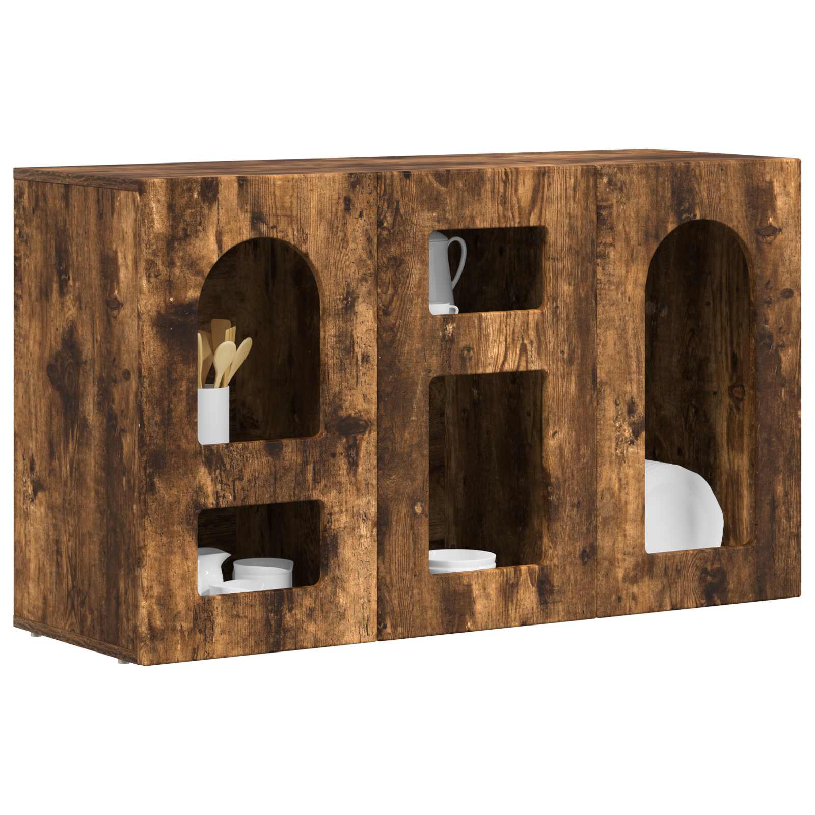 Servírovací Skříň Elst Kouřový Dub 100 X 35 X 59 Cm