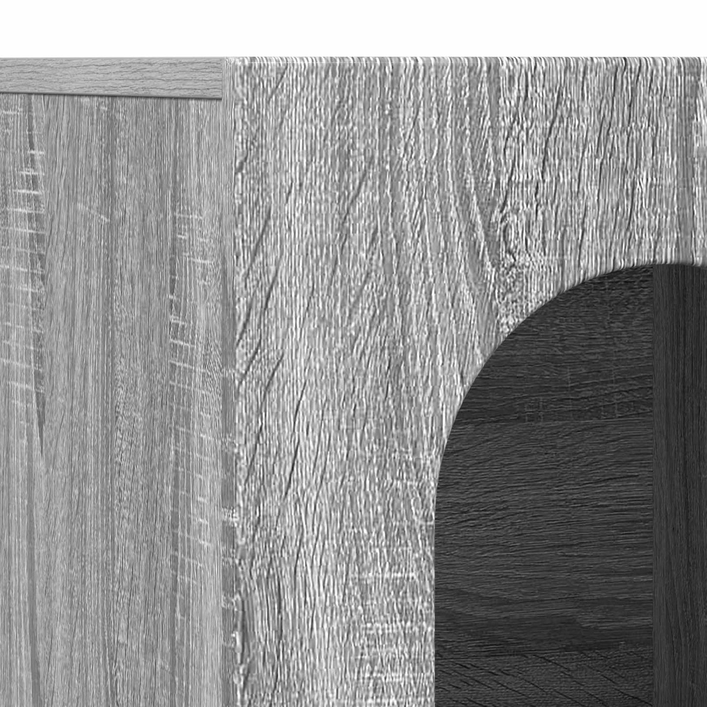 Servírovací Skříň Elst Šedá Sonoma 100 X 35 X 59 Cm