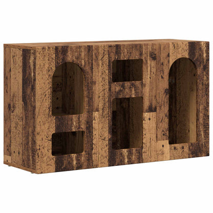 Servírovací Skříň Elst Staré Dřevo 100 X 35 X 59 Cm