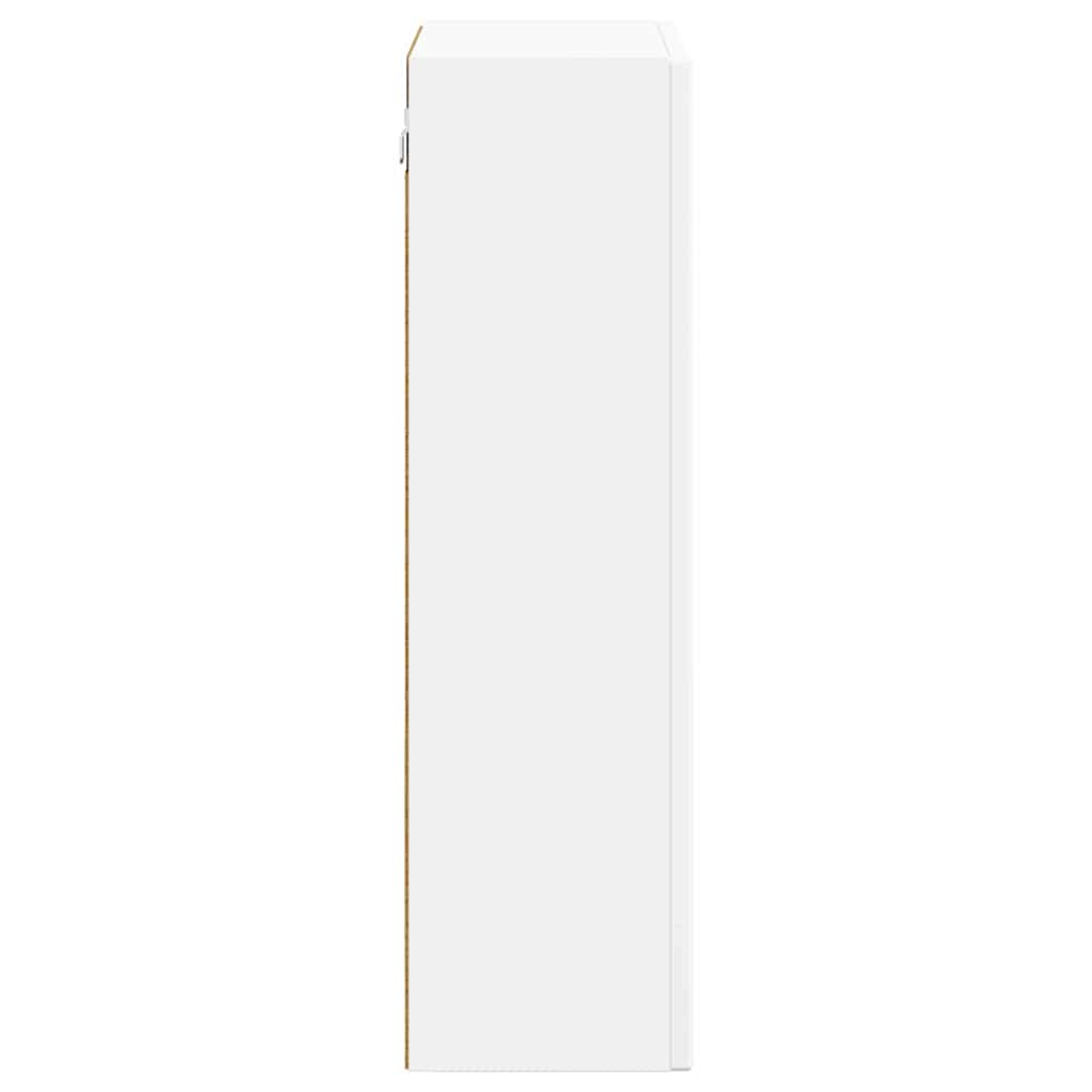Závěsná Skříňka Elst Bílá 59 X 20 X 71,5 Cm Kompozitní Dřevo