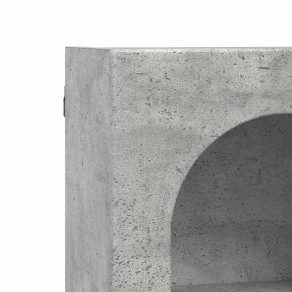 Závěsná Skříňka S Policí Elst Betonově Šedá 59 X 20 X 71,5 Cm