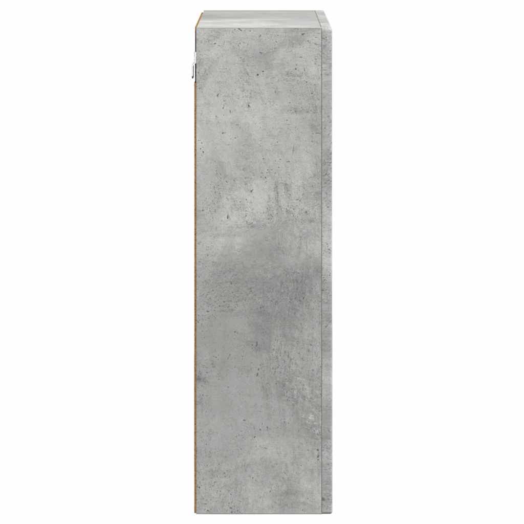Závěsná Skříňka S Policí Elst Betonově Šedá 59 X 20 X 71,5 Cm