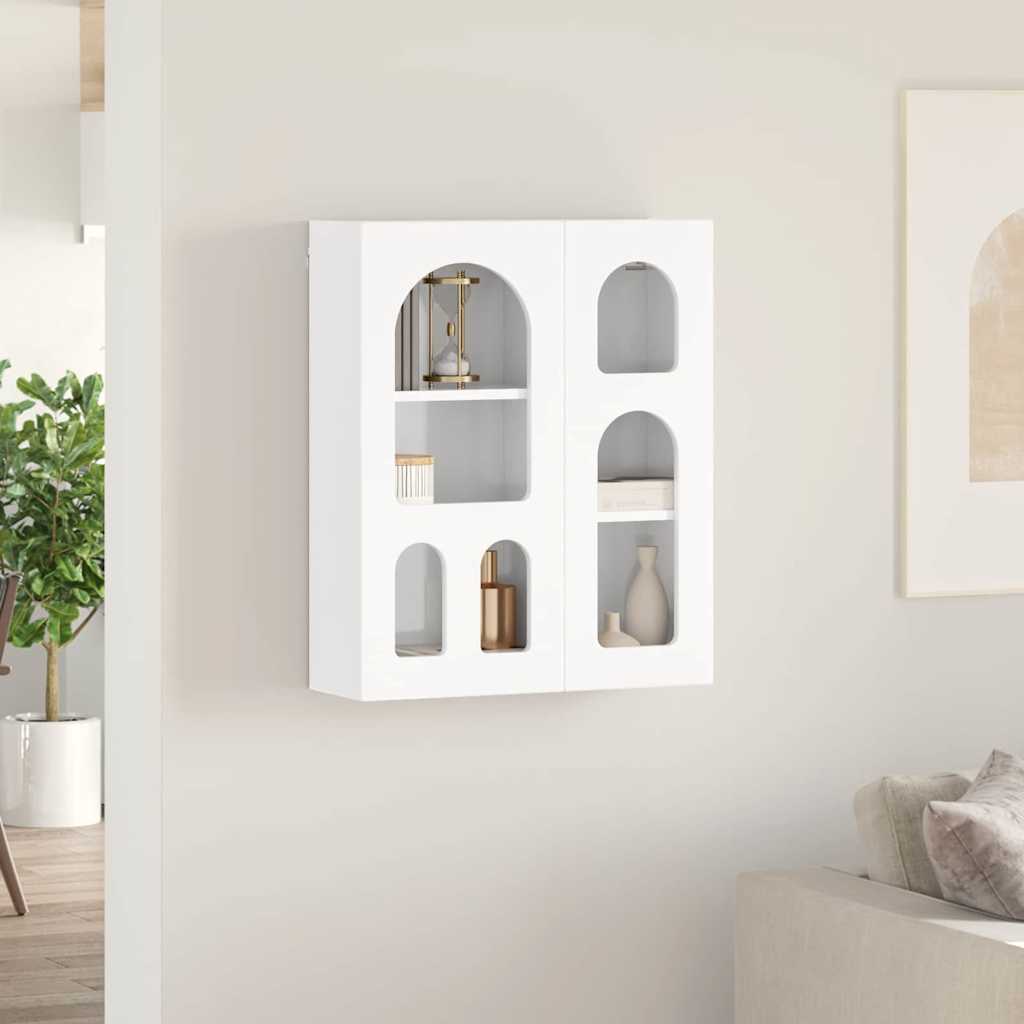 Závěsná Skříňka Elst Bílá S Vysokým Leskem 59 X 20 X 71,5 Cm