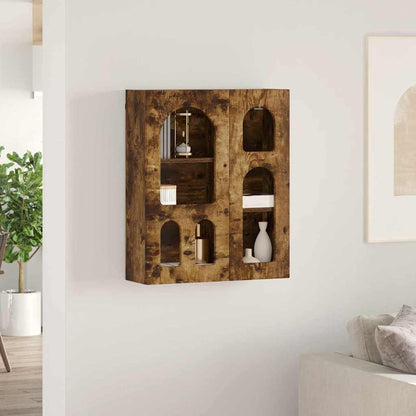 Závěsná Skříňka S Policí Elst Kouřový Dub 59 X 20 X 71,5 Cm