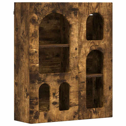 Závěsná Skříňka S Policí Elst Kouřový Dub 59 X 20 X 71,5 Cm