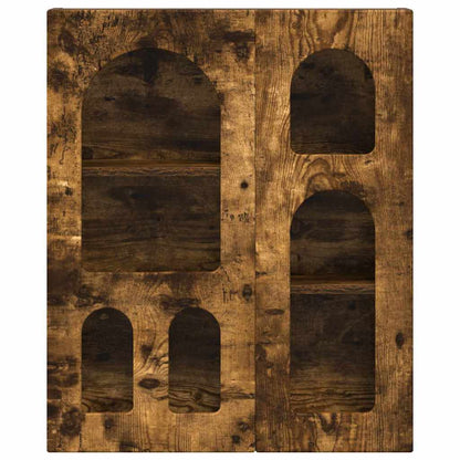 Závěsná Skříňka S Policí Elst Kouřový Dub 59 X 20 X 71,5 Cm