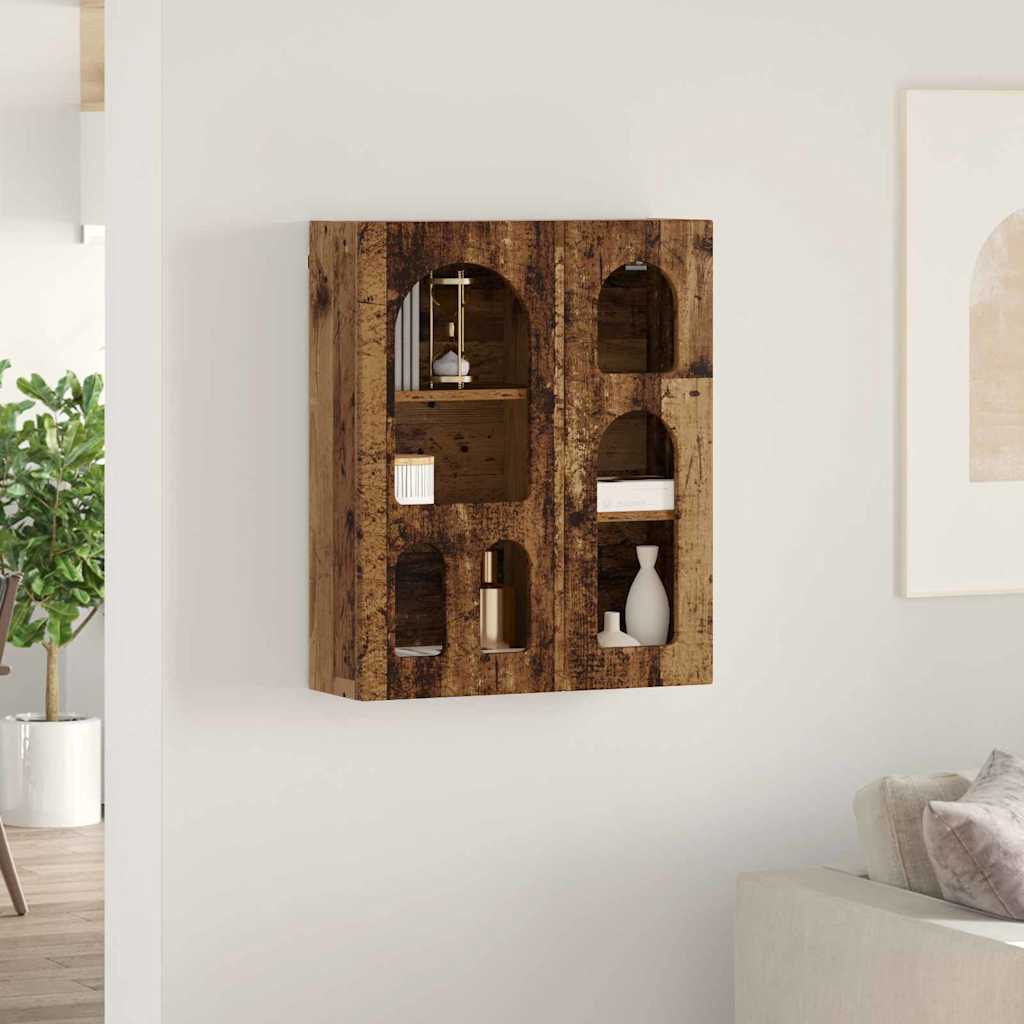 Závěsná Skříňka S Policí Elst Staré Dřevo 59 X 20 X 71,5 Cm