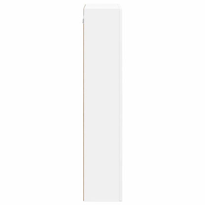 Závěsná Skříňka Elst Bílá 59 X 20 X 100 Cm Kompozitní Dřevo