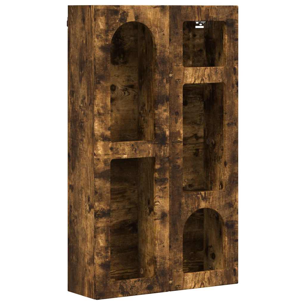 Závěsná Skříňka S Policí Elst Kouřový Dub 59 X 20 X 100 Cm