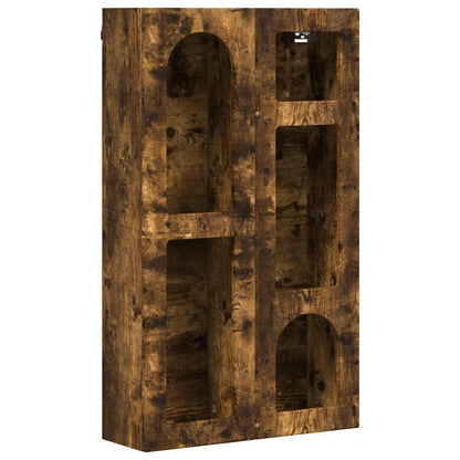 Závěsná Skříňka S Policí Elst Kouřový Dub 59 X 20 X 100 Cm