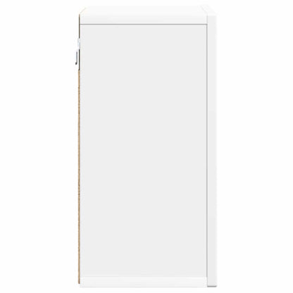 Závěsná Skříňka Elst Bílá 60 X 20 X 40 Cm Kompozitní Dřevo