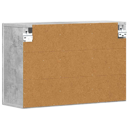 Závěsná Skříňka S Policí Elst Betonově Šedá 60 X 20 X 40 Cm