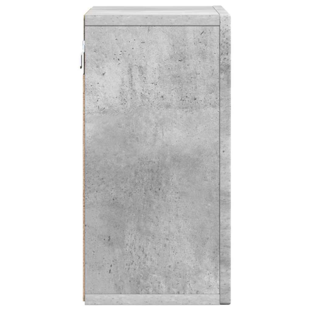 Závěsná Skříňka S Policí Elst Betonově Šedá 60 X 20 X 40 Cm
