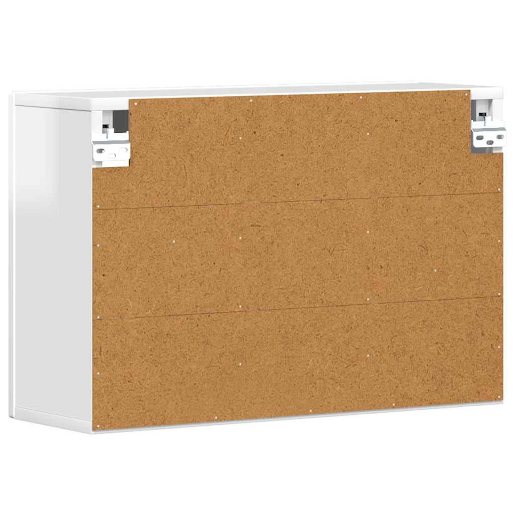 Závěsná Skříňka Elst Bílá S Vysokým Leskem 60 X 20 X 40 Cm