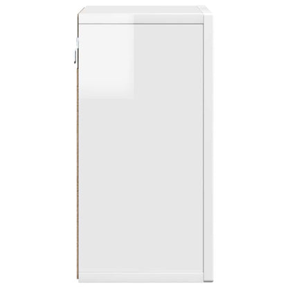 Závěsná Skříňka Elst Bílá S Vysokým Leskem 60 X 20 X 40 Cm