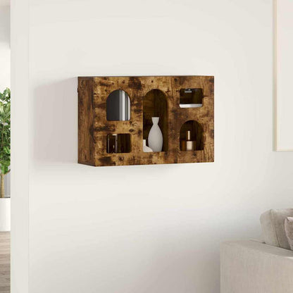 Závěsná Skříňka S Policí Elst Kouřový Dub 60 X 20 X 40 Cm